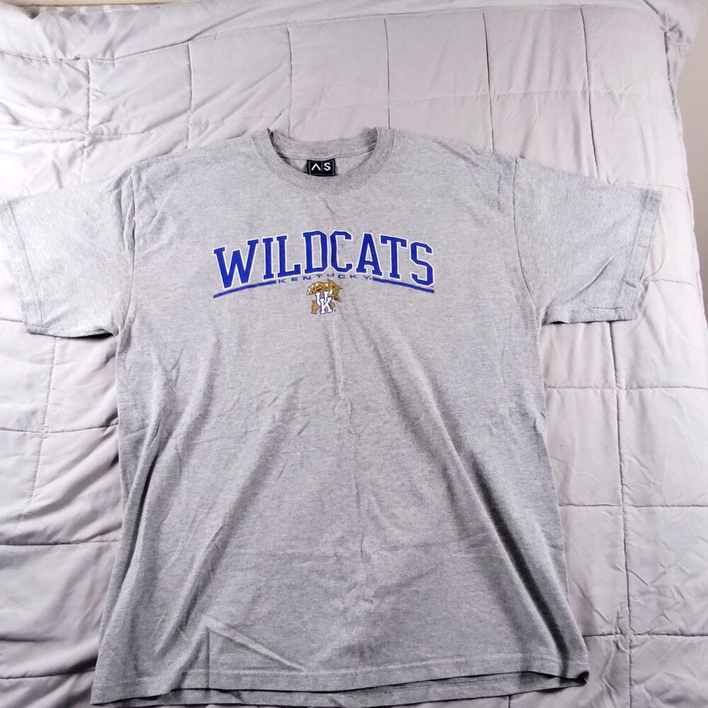 Kentucky Wildcats T-Shirt Men’s Large Gray NCAA College Fan Tee